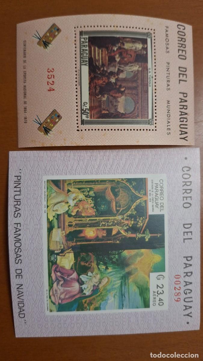 Selos: HB640 HOJITAS BLOQUE de PARAGUAY en NUEVO ideal para tematicas (leer descripcion)