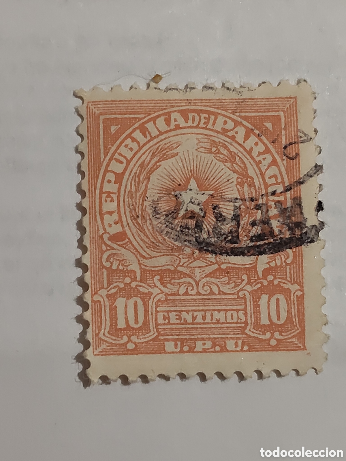 Stamps: Sello de Paraguay escudo de armas del pais