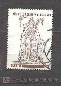 Sellos: PERU, USADO - Foto 1