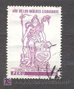 Sellos: PERU, USADO - Foto 1