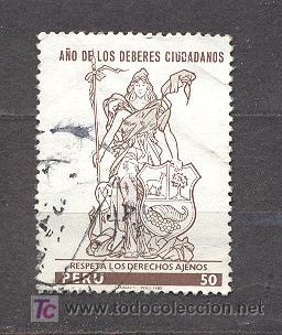 Sellos: PERU, USADO - Foto 1