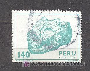 Sellos: PERU, USADO - Foto 1