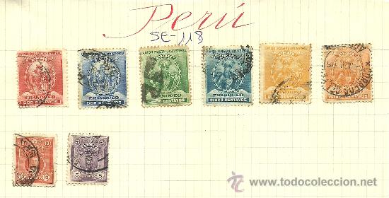 Sellos: (SE-118)LOTE DE SELLOS DE PERU - Foto 1