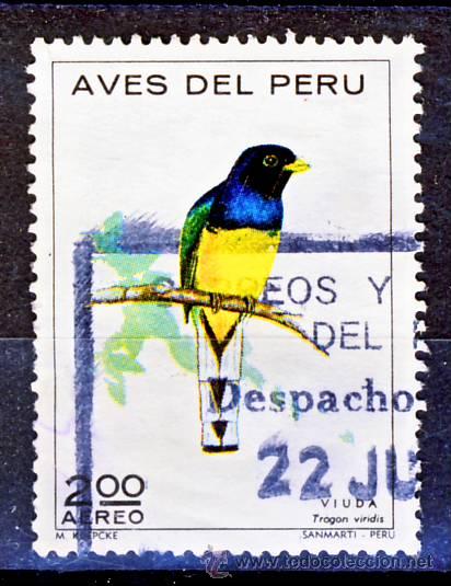 Sellos: PERU.- AVES DEL PERU: VIUDA.-(1) - Foto 1