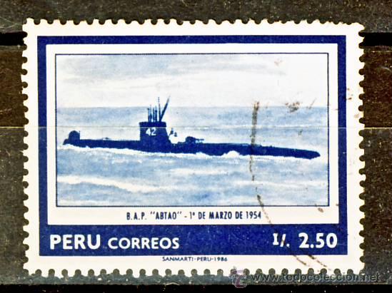 Sellos: PERU.- SUBMARINO B.A.P. - Foto 1