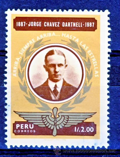 Sellos: PERU.- JORGE CHAVES DARTNELL.- (1) - Foto 1