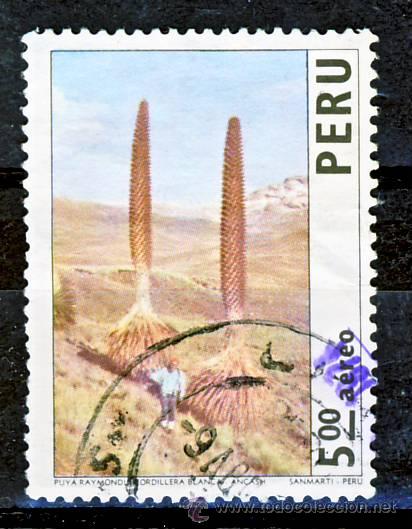Sellos: PERU.- PUYA RAYMONDI.-CORDILLERA BLANCA.-ANCASH - Foto 1