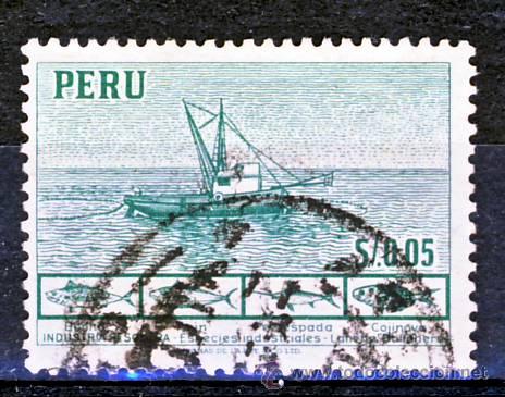 Sellos: PERU.- INDUSTRIA PESQUERA.- - Foto 1