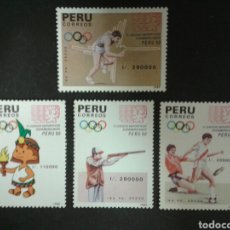 Sellos: SELLOS DE PERÚ. YVERT 938/41. SERIE COMPLETA NUEVA SIN CHARNELA. DEPORTES