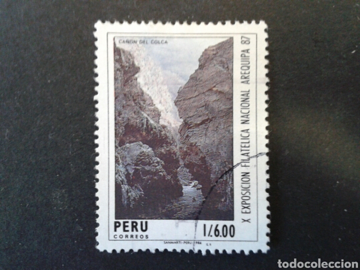 Sellos: PER&Uacute;. YVERT 859. SERIE COMPLETA USADA. - Foto 1