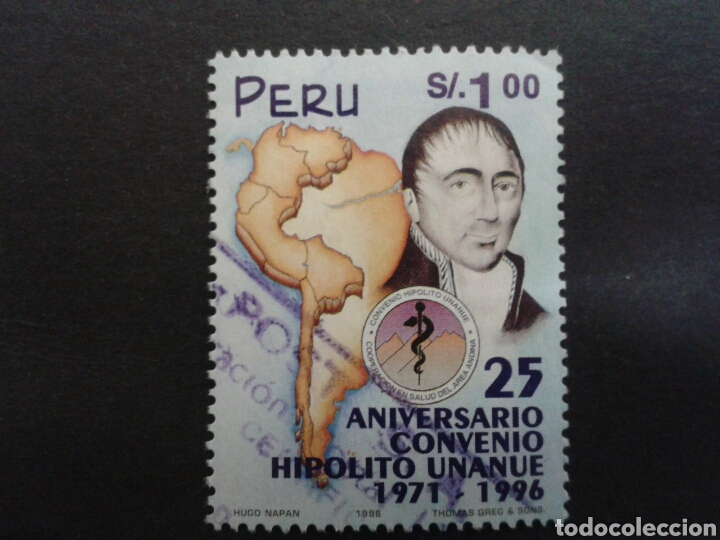 Sellos: PER&Uacute;. YVERT 1123. SERIE COMPLETA USADA. - Foto 1