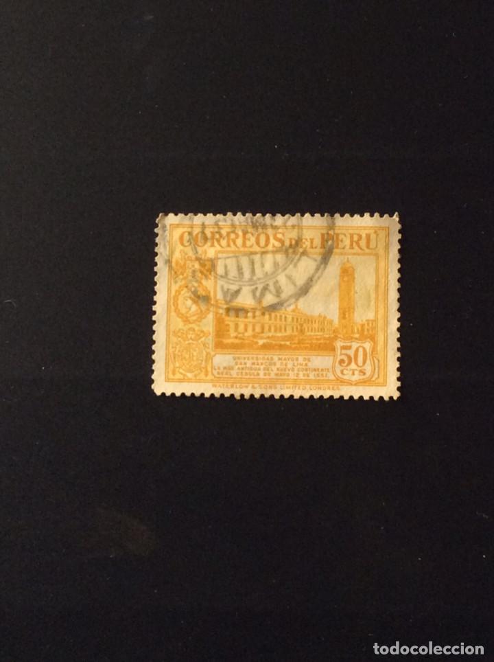 Sellos: PERÚ - YVERT 340 Usado, Año 1937 - Foto 1