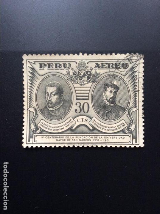 Sellos: Peru Aereo A98-An?o 1951 - Foto 1