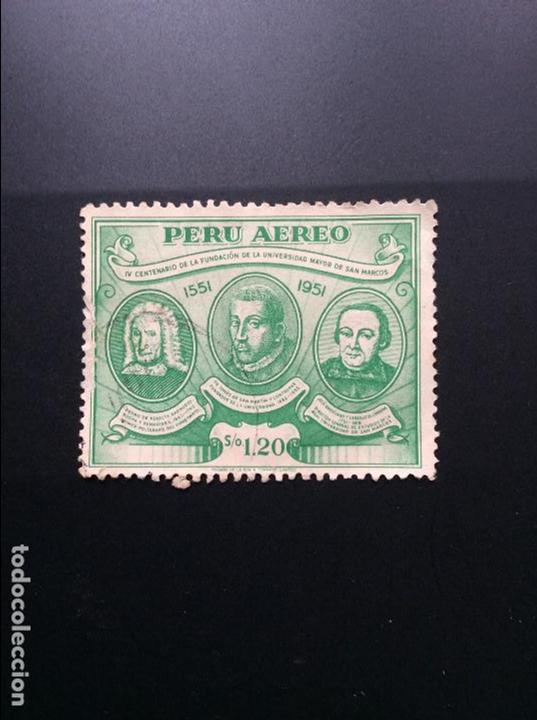 Sellos: Peru Aereo A101-An?o 1951 - Foto 1