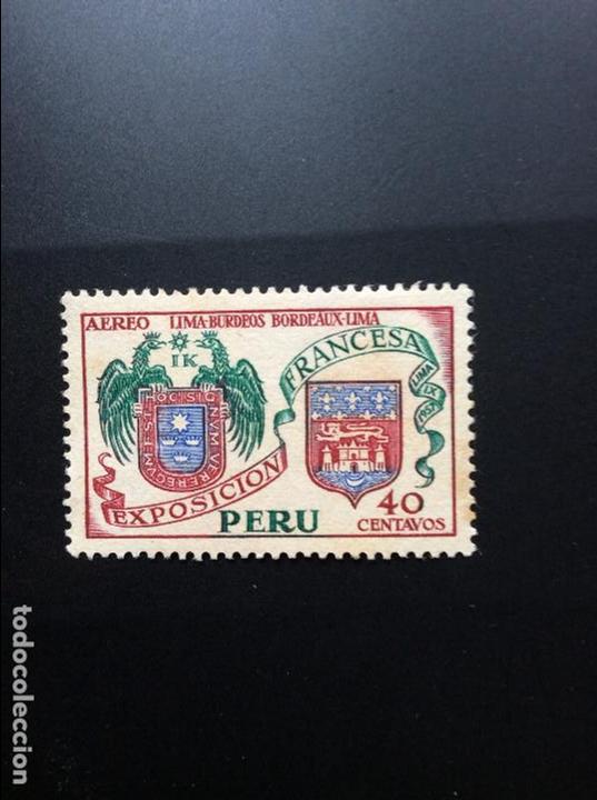 Sellos: Peru Aereo A121-Año 1957 - Foto 1