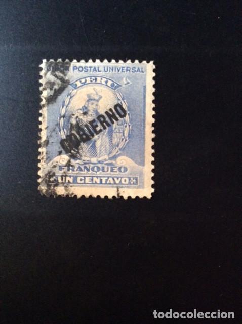 Sellos: Peru Servicio n&ordm;20-Año 1896 - Foto 1