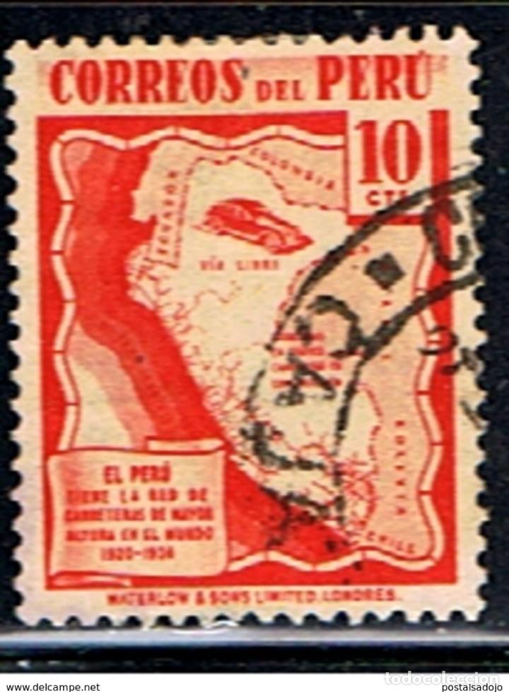 Sellos: PERU // YVERT 358 // 1938 ... USADO - Foto 1