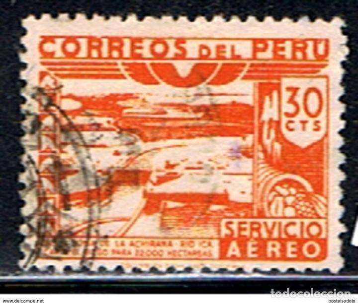 Sellos: PERU // YVERT 67 AEREO // 1945-47 ... USADO - Foto 1