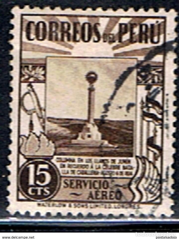 Sellos: PERU // YVERT 50 AEREO // 1938 ... USADO - Foto 1