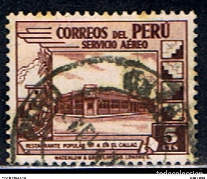 Sellos: PERU // YVERT 49 AEREO // 1938 ... USADO - Foto 1