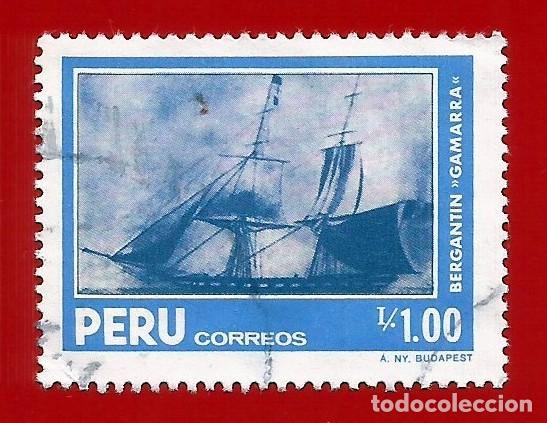 Sellos: PERU. 1986. BERGANTIN GAMARRA - Foto 1 - 212080640