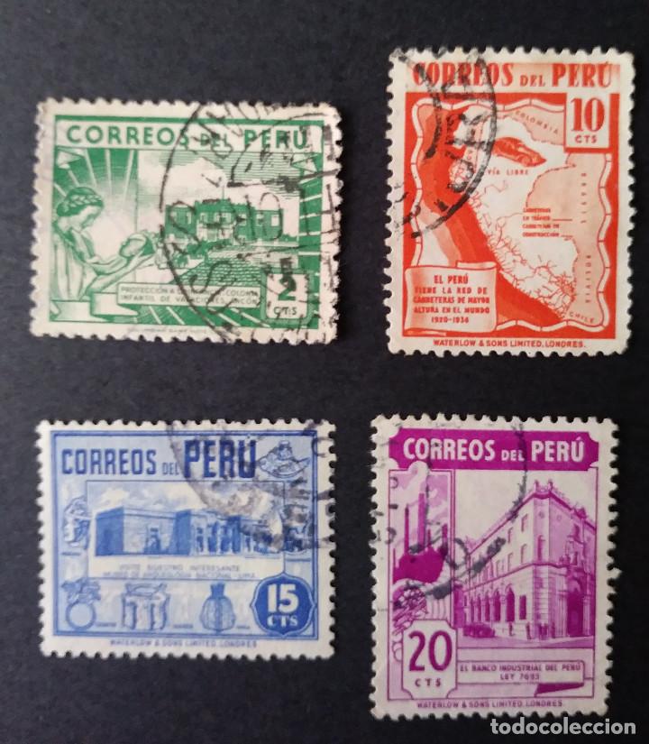 Sellos: 1938 Per&uacute; serie de uso corriente - Foto 1