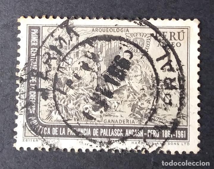Sellos: 1962 Per&uacute; 1 Centenario de la provincia de Pallasca - Foto 1