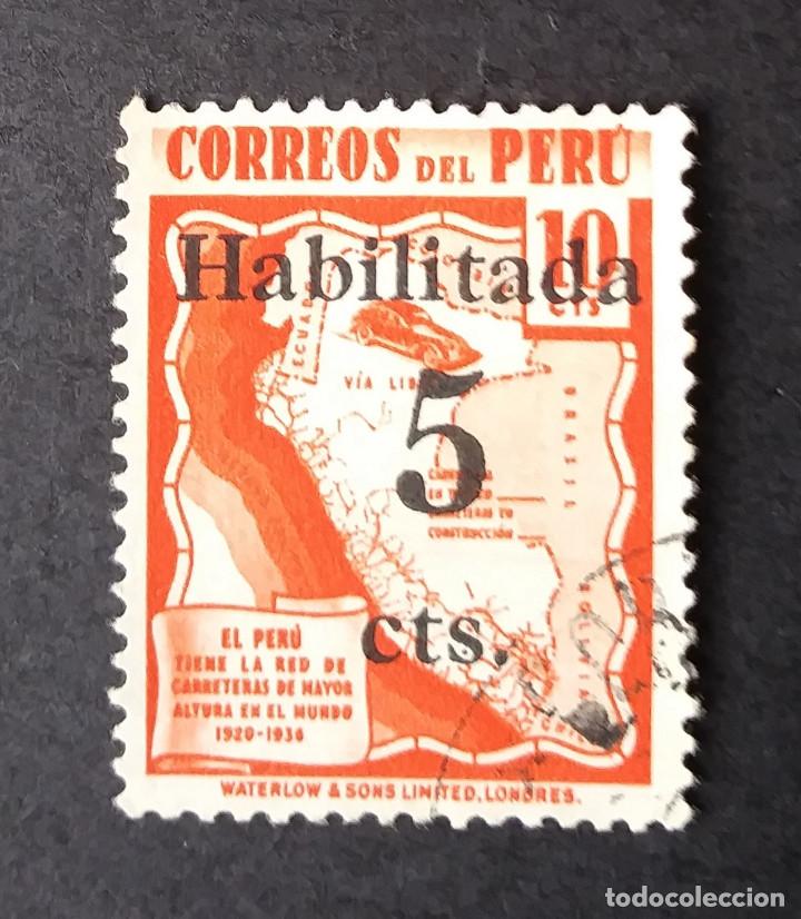 Sellos: 1940 Per&uacute; serie de 1938 sobrecargado - Foto 1