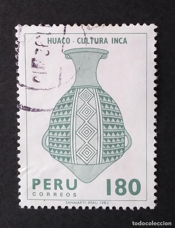 Sellos: 1982 Per&uacute; Cer&aacute;micas Huaco Cultura inca - Foto 1