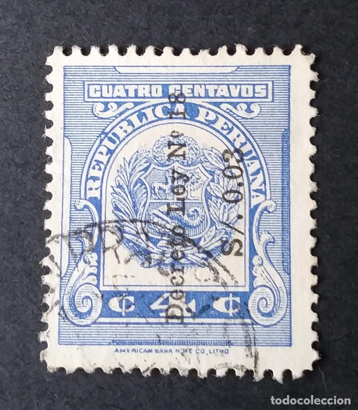 Sellos: Impuesto Postal 1949 Per&uacute; Lucha contra la tuberculosis - Foto 1