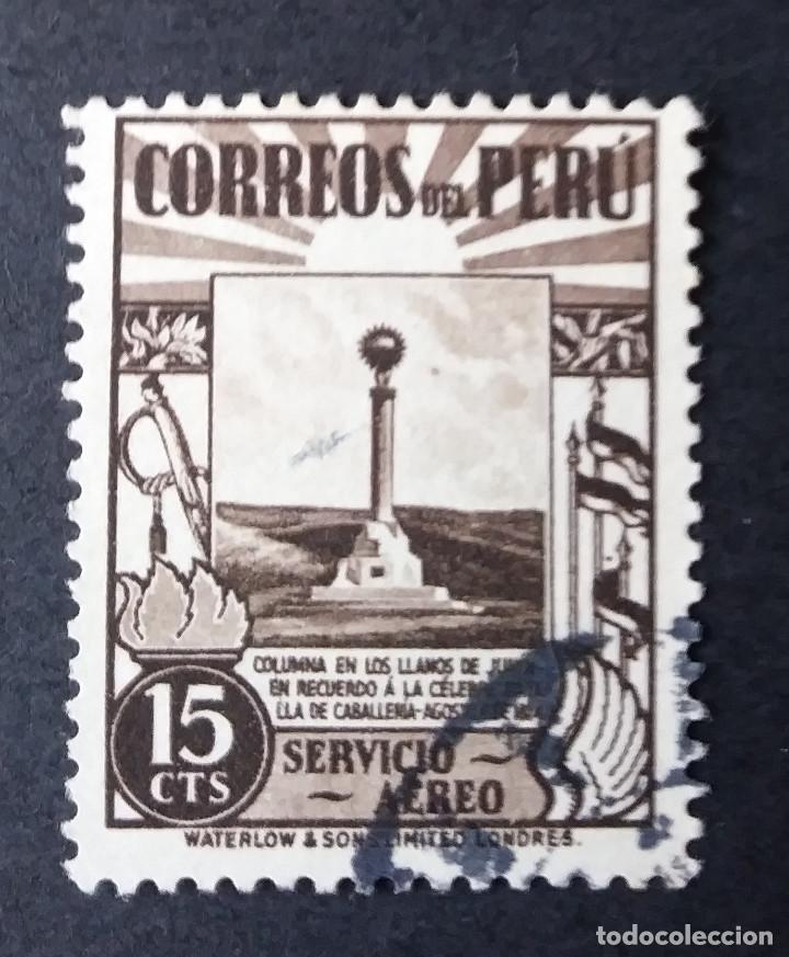 Sellos: 1938 Per&uacute; Monumento a la batalla de Jun&iacute;n - Foto 1