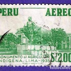 Sellos: PERU. 1963. MONUMENTO AGRICULTOR INDIGENA