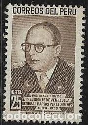 Sellos: PER&Uacute; YVERT 439 NUEVO CON GOMA - Foto 1