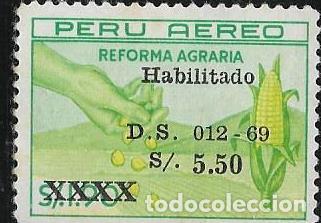 Sellos: PER&Uacute; A&Eacute;REO YVERT 234 - Foto 1