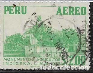 Sellos: PER&Uacute; A&Eacute;REO YVERT 179 - Foto 1