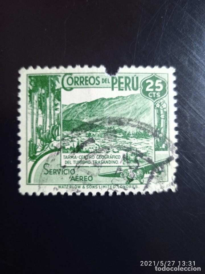 Sellos: PERU 25 CTS TARMA A&Ntilde;O 1938.. - Foto 1
