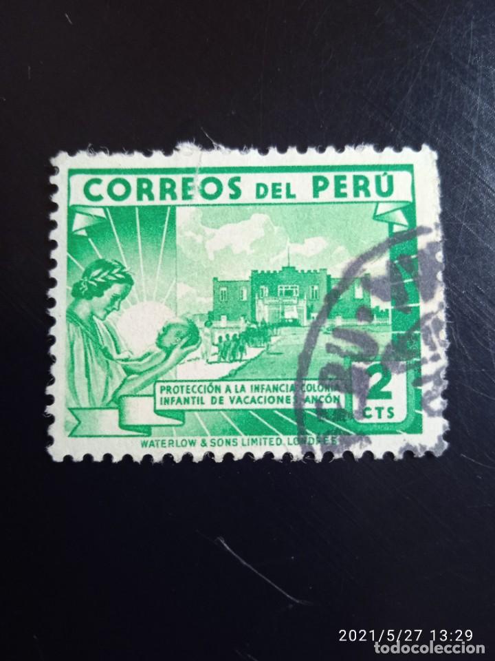 Sellos: PERU 2 CTS PROTECCI&Oacute;N A LA INFANCIA A&Ntilde;O 1945. - Foto 1