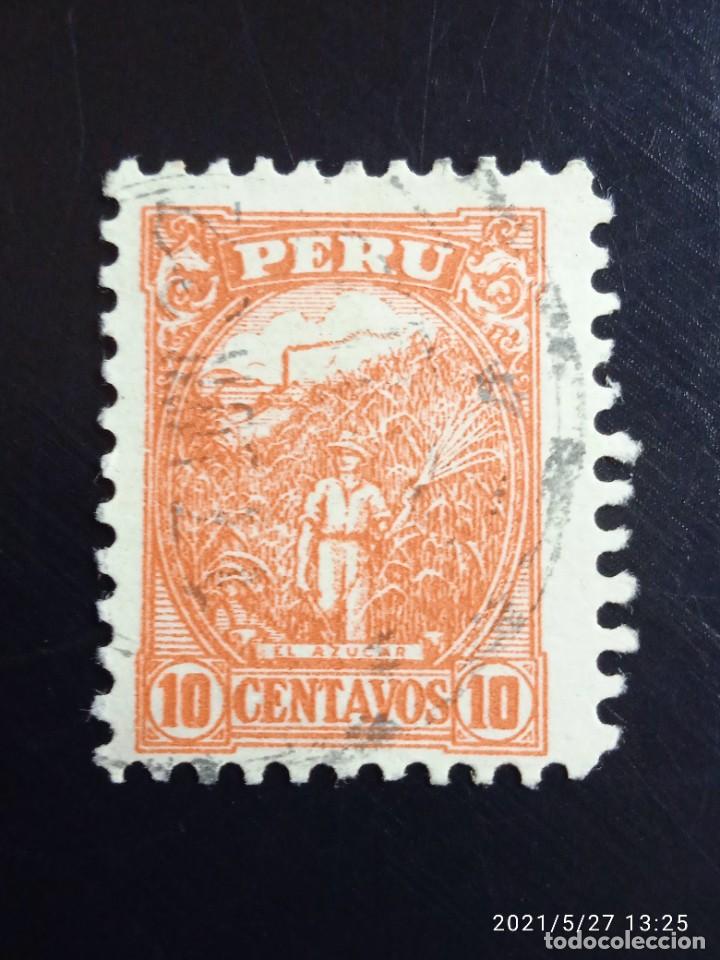 Sellos: PERU 10 CTS EL AZUCAR A&Ntilde;O 1931 - Foto 1