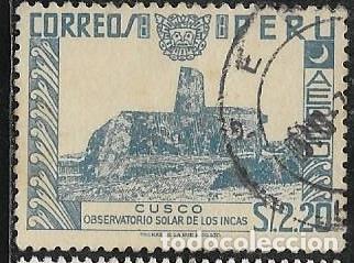 Sellos: PER&Uacute; A&Eacute;REO YVERT 108 - Foto 1