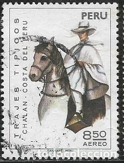 Sellos: PER&Uacute; A&Eacute;REO YVERT 399 - Foto 1