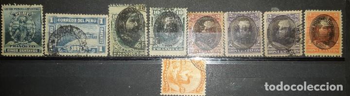 Sellos: LOTE DE SELLOS PER&Uacute;, 1866/1900. - Foto 6