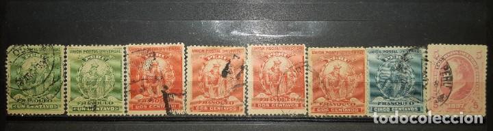 Sellos: LOTE DE SELLOS PER&Uacute;, 1866/1900. - Foto 10