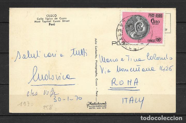Sellos: Peru Postal Cancelacion Cuszo La Estrella - Foto 1