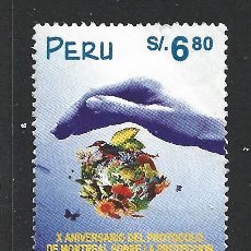 Sellos: PERU 1101 - AÑO 1997 - PROTECCION DE LA CAPA DE OZONO