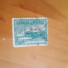 Sellos: PERÚ - 50 CTS. - AÑO 1938 - BARRIO OBRERO - LIMA. Lote 364305586
