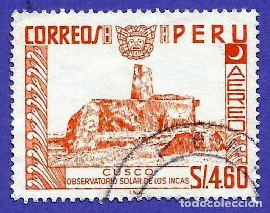 Sellos: PERU. 1967. OBSERVATORIO SOLAR DE LOS INCAS. CUSCO - Foto 1