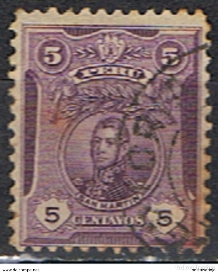 Sellos: PERU // YVERT 145 // 1909 ... USADO - Foto 1