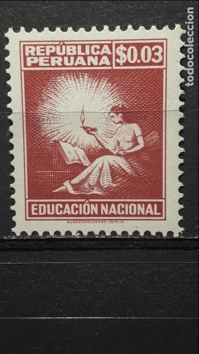 Sellos: PER&Uacute;. A&ntilde;o 1950 **. Yvert beneficencia 1. - Foto 1
