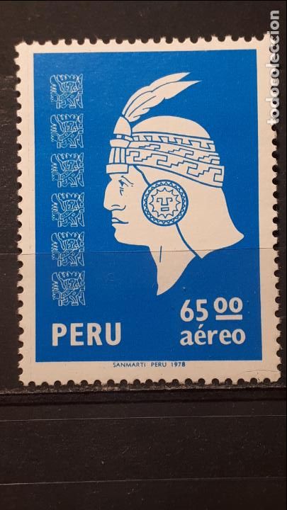 Sellos: PER&Uacute;. A&ntilde;o 1978 **. Yvert. A&eacute;reo 457 - Foto 1
