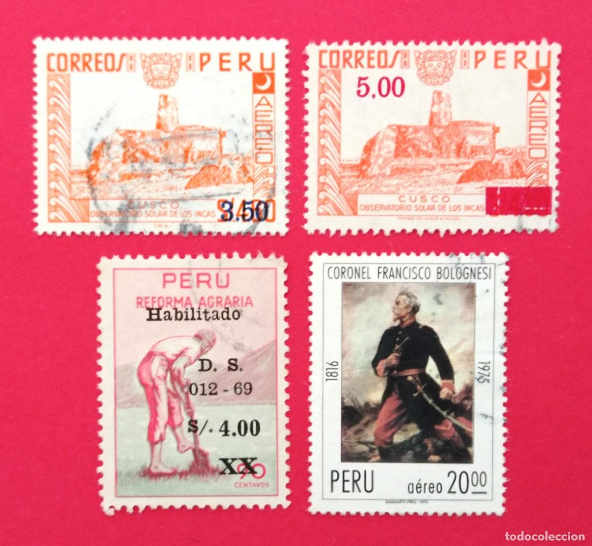Sellos: SELLO PER&Uacute;. LOTE DE SELLOS - Foto 1